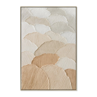 Showcasing Lakeno 80 x 120cm Framed Canvas - Natural AR12213-CLO Artwork by Calibre Furniturs