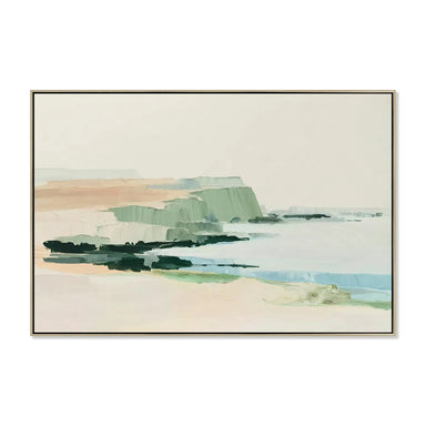 Showcasing Telovela 120 x 80cm Framed Canvas - Natural AR12220-CLO Artwork by Calibre Furniturs