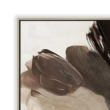 Showcasing Sobenara 80 x 120cm Framed Canvas - Natural AR12223-CLO Artwork by Calibre Furniturs