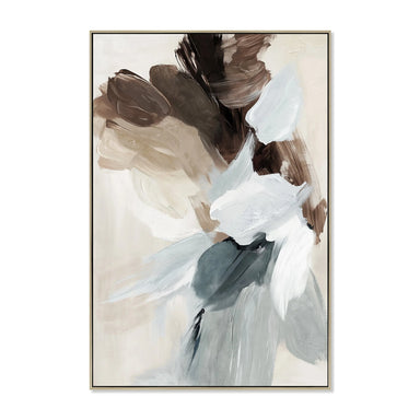 Showcasing Sobenara 80 x 120cm Framed Canvas - Natural AR12223-CLO Artwork by Calibre Furniturs