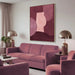 Showcasing Losena 100 x 140cm Framed Canvas - Natural AR12227-CLO Artwork by Calibre Furniturs