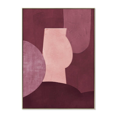 Showcasing Losena 100 x 140cm Framed Canvas - Natural AR12227-CLO Artwork by Calibre Furniturs