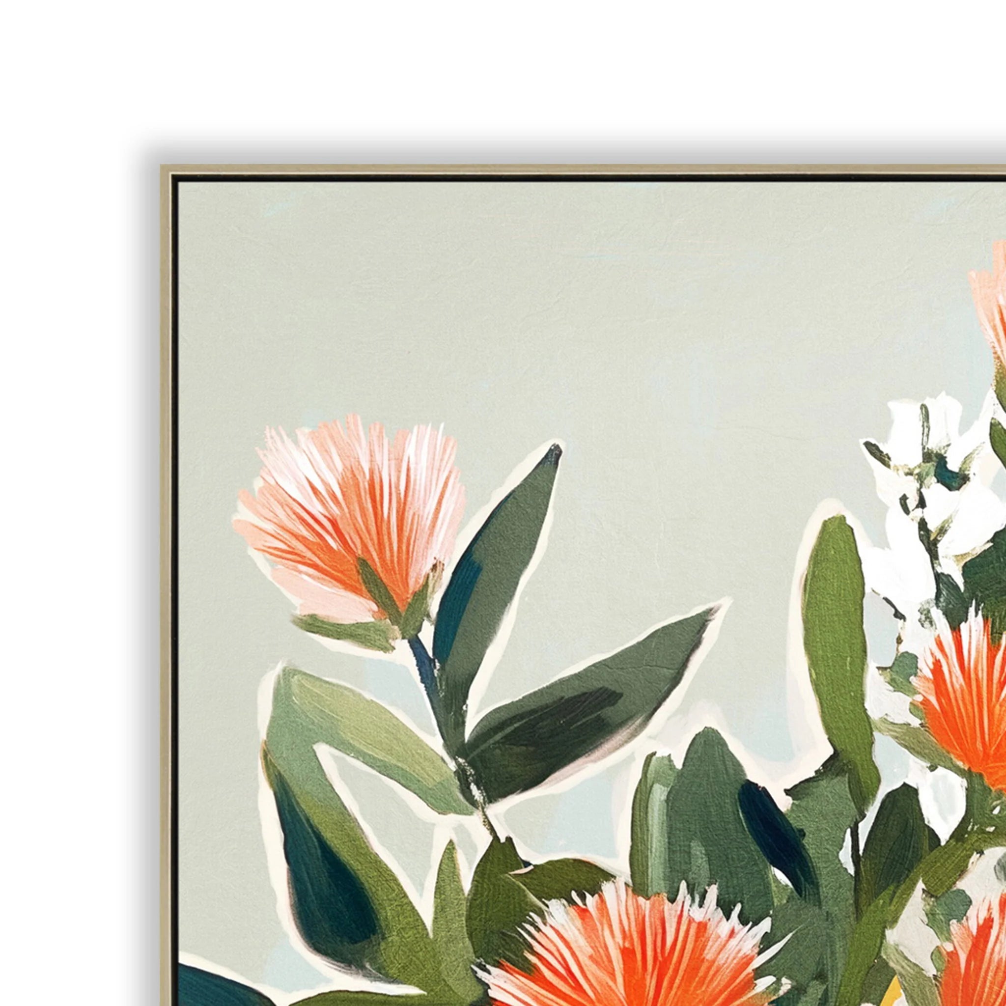 Showcasing Binatala 80 x 80cm Framed Canvas - Natural AR12230-CLO Artwork by Calibre Furniturs