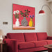 40 x 40cm Framed Canvas - Natural - image 3