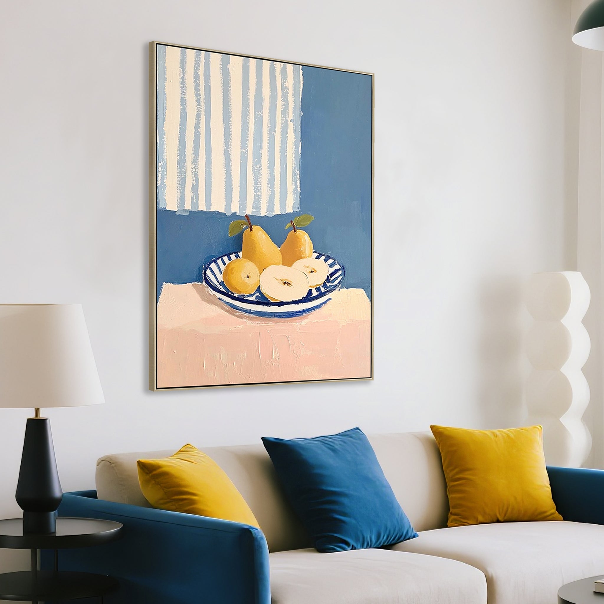 80 x 120cm Framed Canvas - Natural - image 3