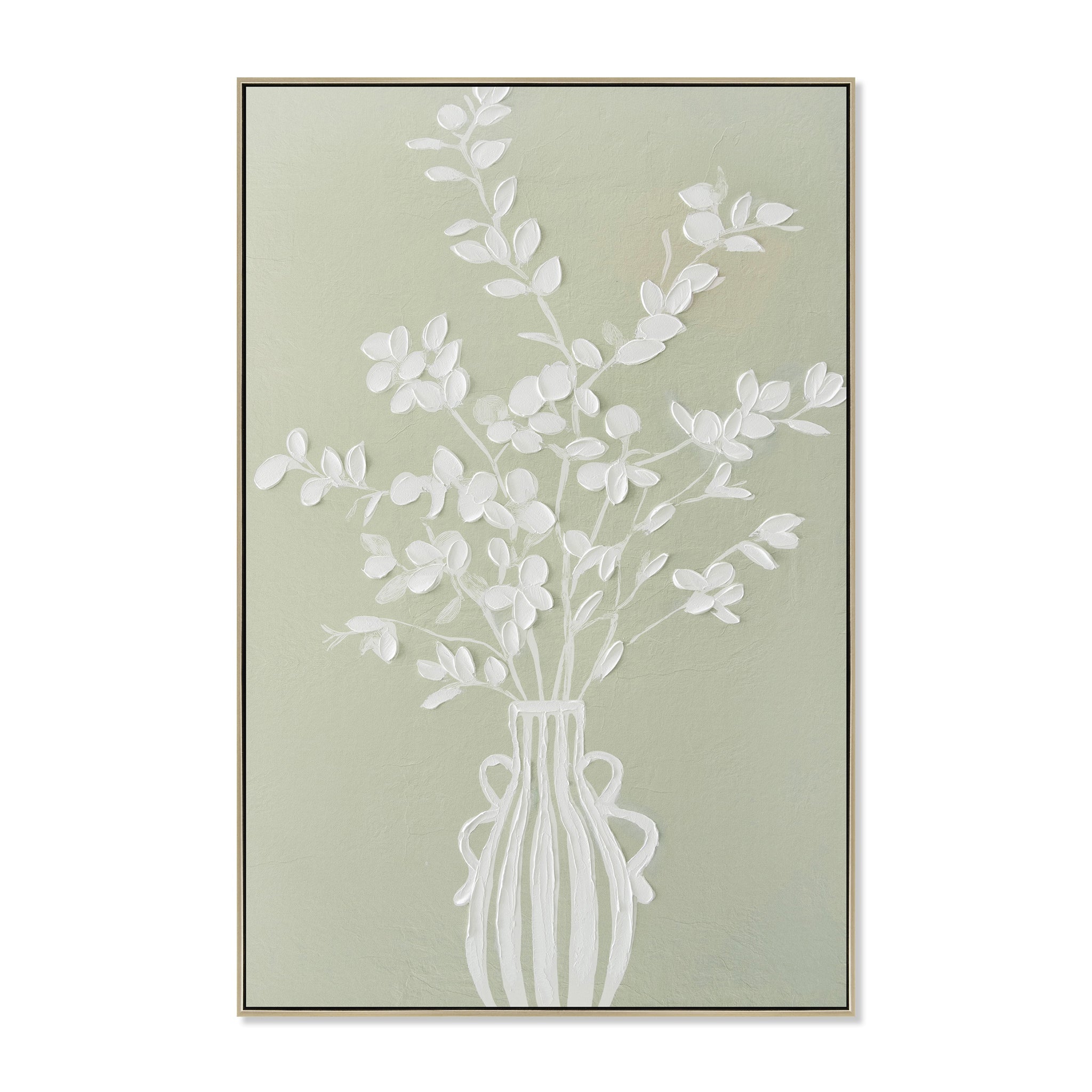 60 x 90cm Framed Canvas - Natural