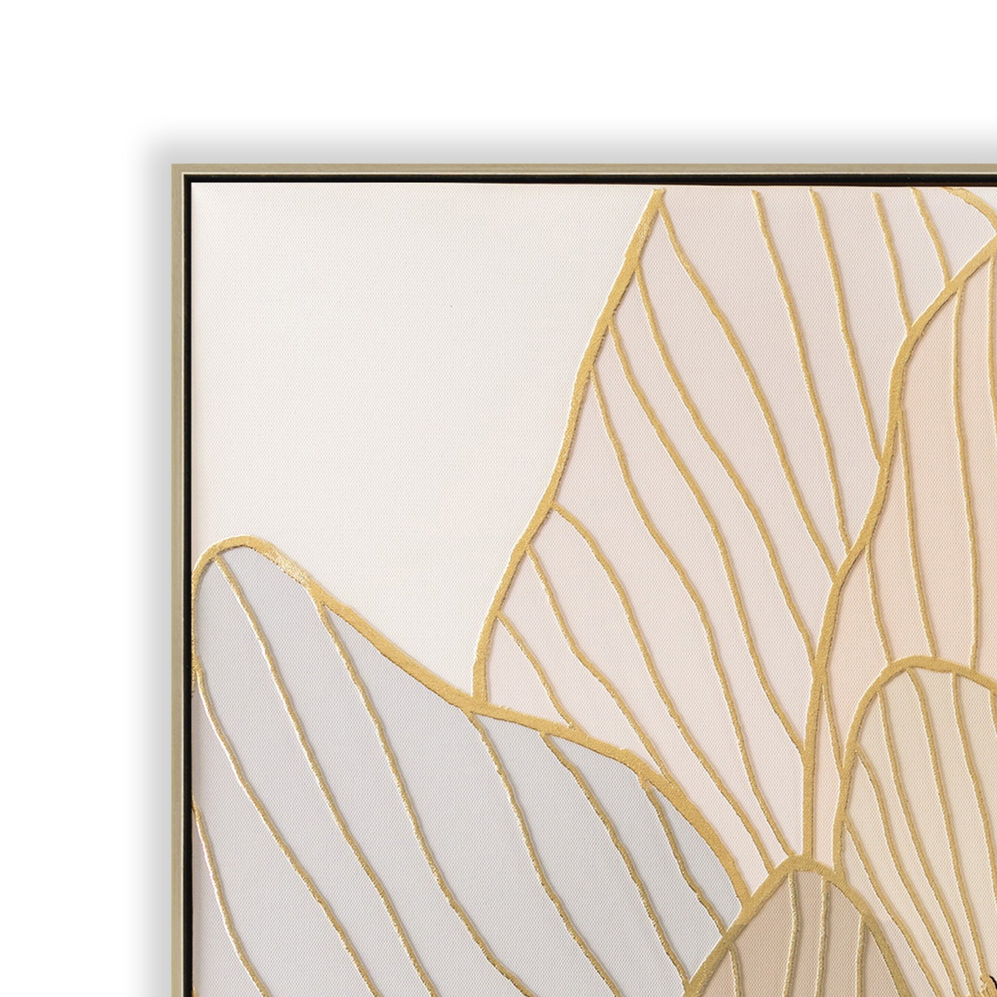 80 x 80cm Framed Canvas - Natural - image 2