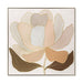 80 x 80cm Framed Canvas - Natural