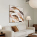 Showcasing Rikomila 80 x 80cm Framed Canvas - Natural AR12237-CLO Artwork by Calibre Furniturs