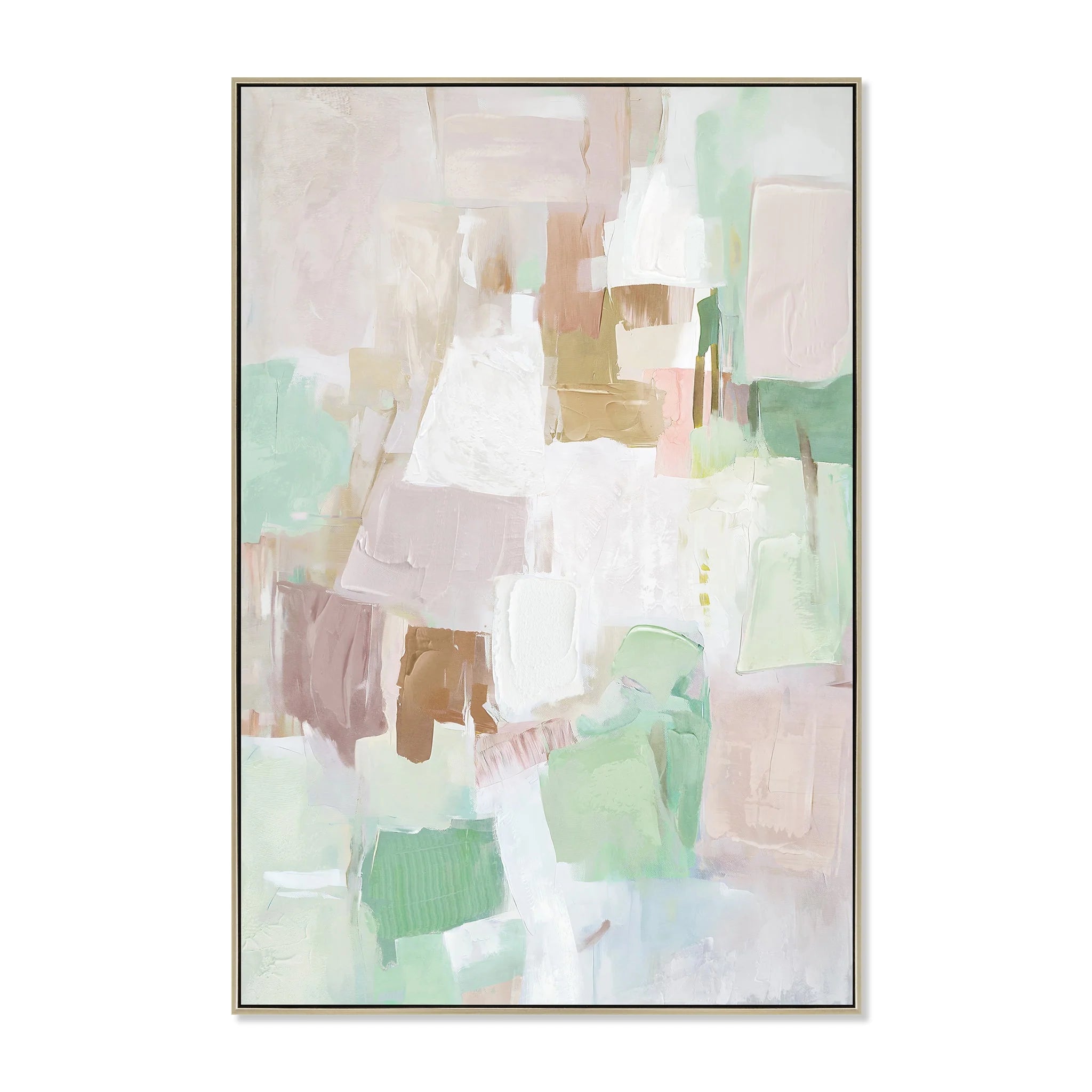 Showcasing Tesora 80 x 120cm Framed Canvas - Natural AR12239-CLO Artwork by Calibre Furniturs