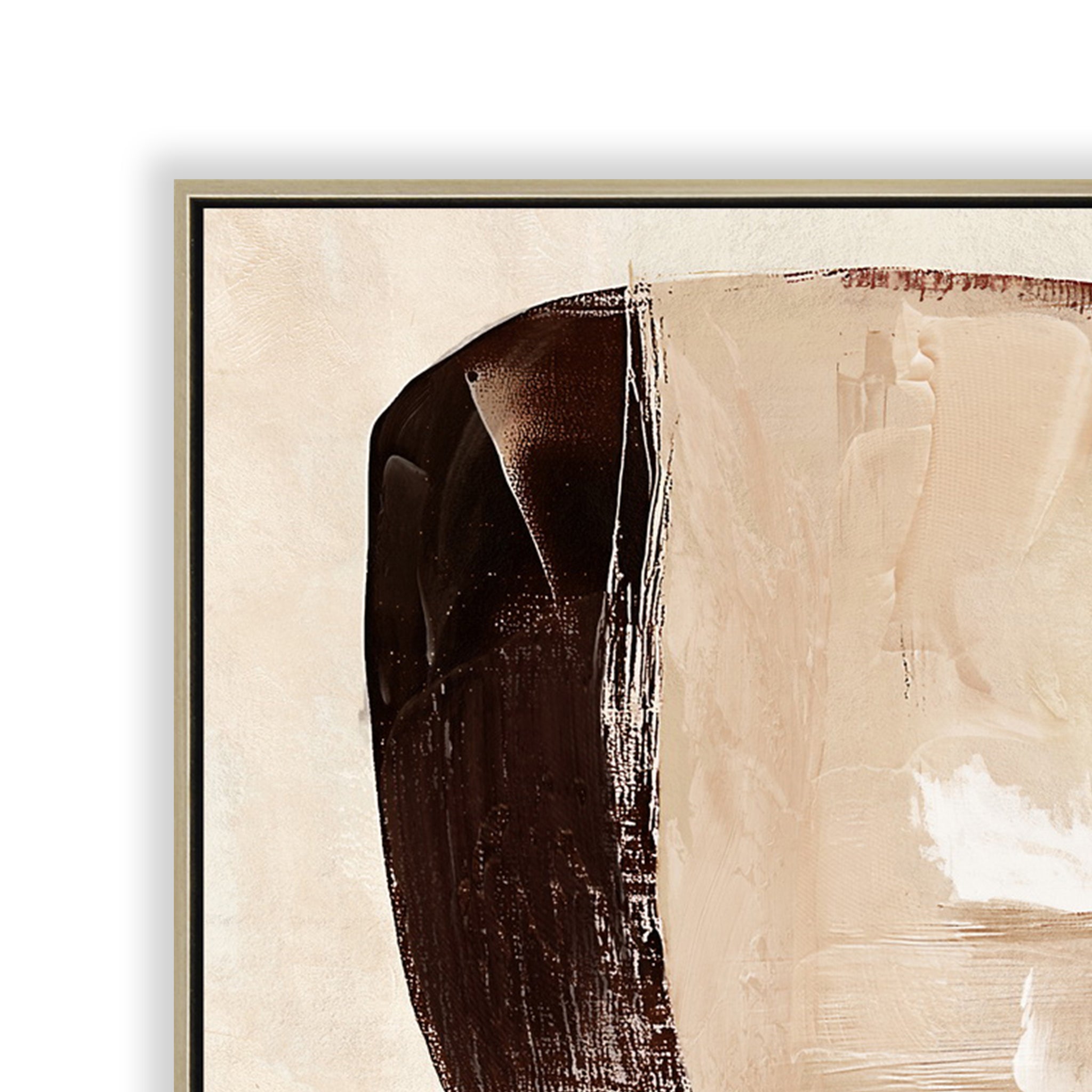 80 x 120cm Framed Canvas - Natural - image 2