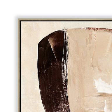 Showcasing Daguria 80 x 120cm Framed Canvas - Natural AR12243-CLO Artwork by Calibre Furniturs