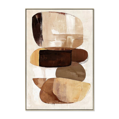 Showcasing Daguria 80 x 120cm Framed Canvas - Natural AR12243-CLO Artwork by Calibre Furniturs