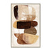 80 x 120cm Framed Canvas - Natural
