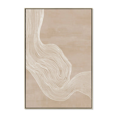 Showcasing Pelivana 80 x 120cm Framed Canvas - Natural AR12250-CLO Artwork by Calibre Furniturs