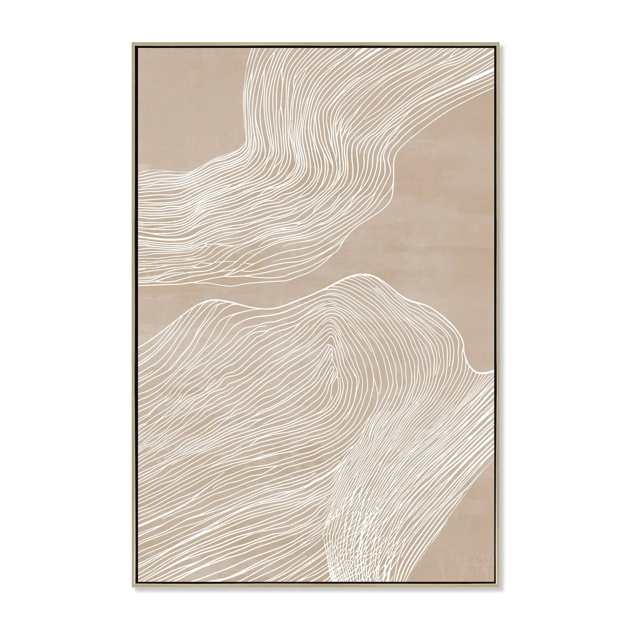 Showcasing Doremila 80 x 120cm Framed Canvas - Natural AR12251-CLO Artwork by Calibre Furniturs
