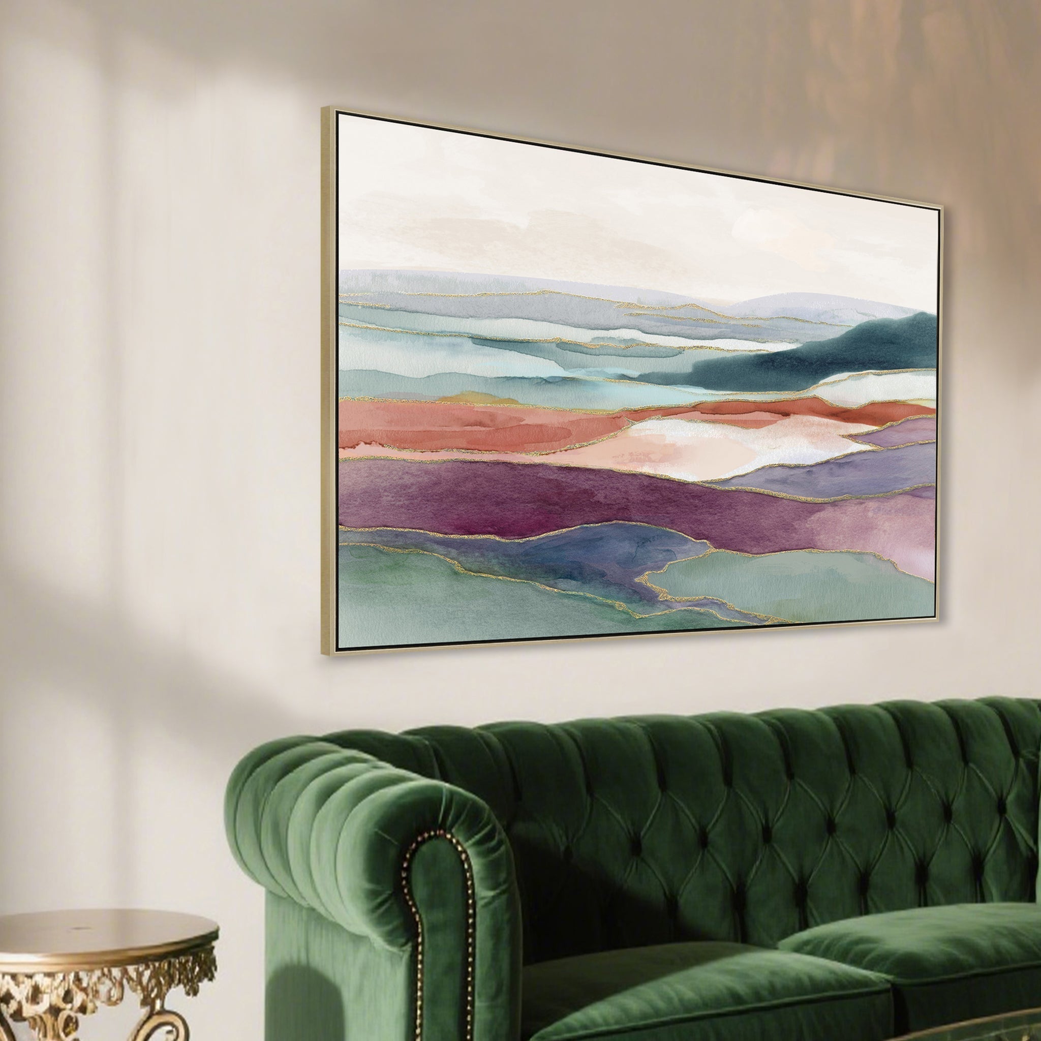 120 x 80cm Framed Canvas - Natural - image 3