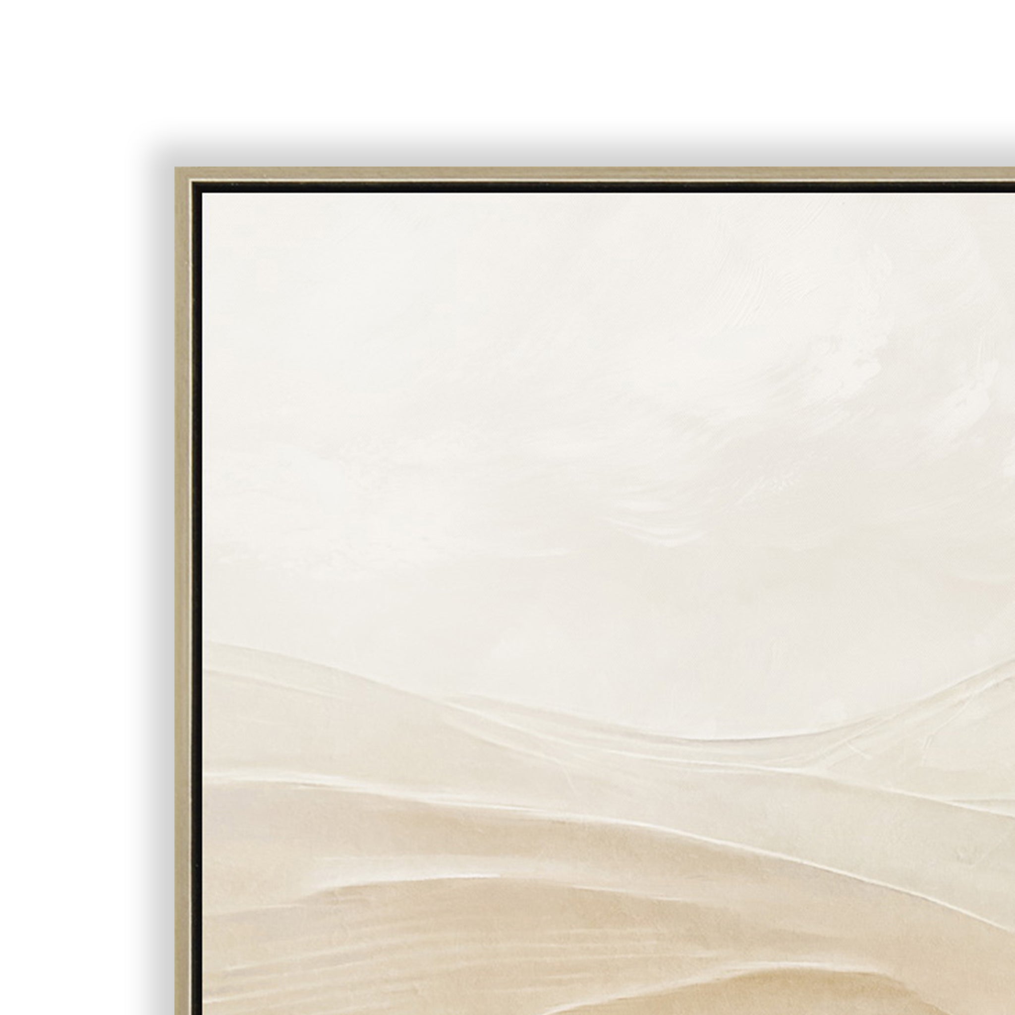 CAR12254-CLO 120 x 80cm Framed Canvas - Natural