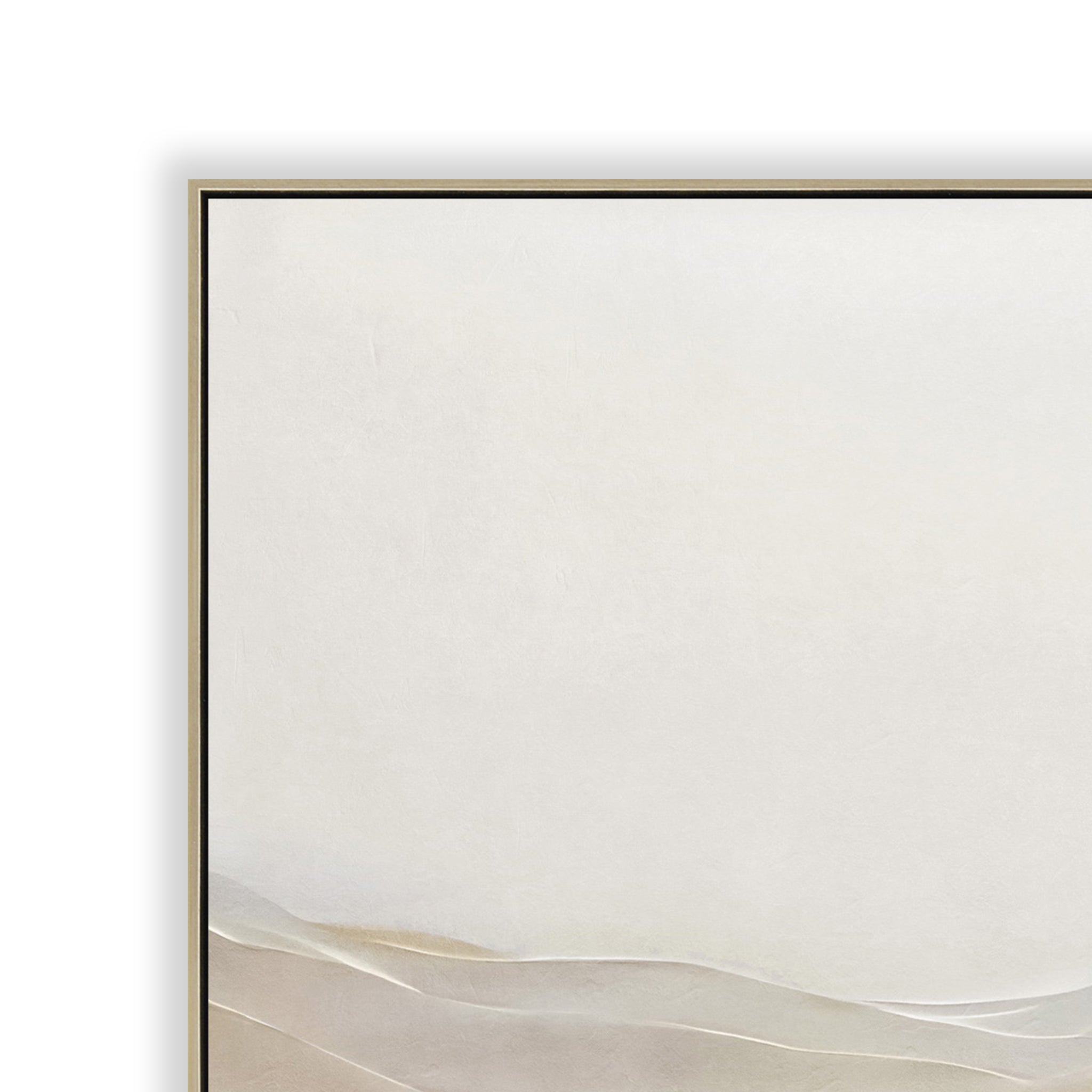 CAR12256-CLO 100 x 100cm Framed Canvas - Natural