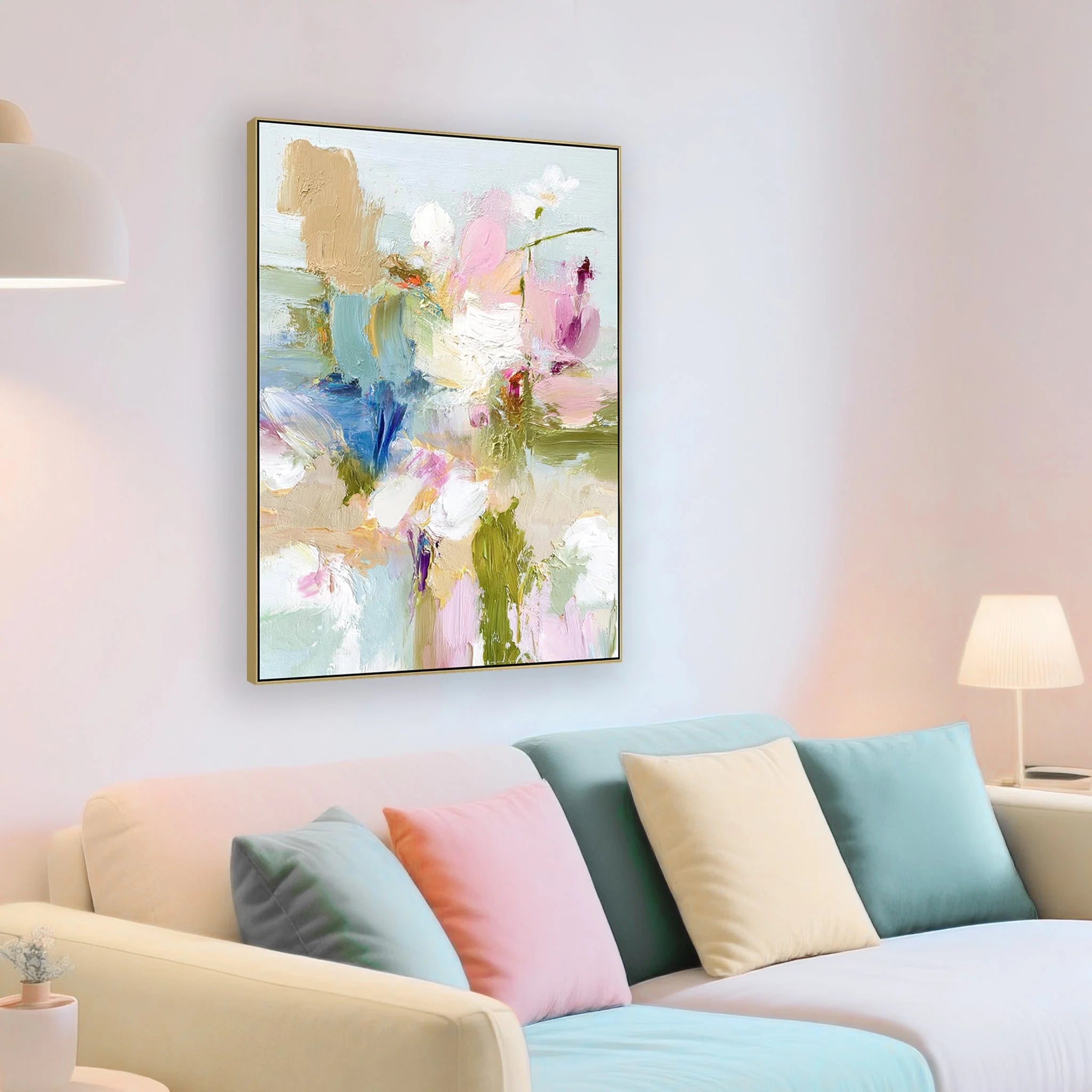 Showcasing Catomila 90 x 120cm Framed Canvas - Light Natural AR12306-CLO Artwork by Calibre Furniturs