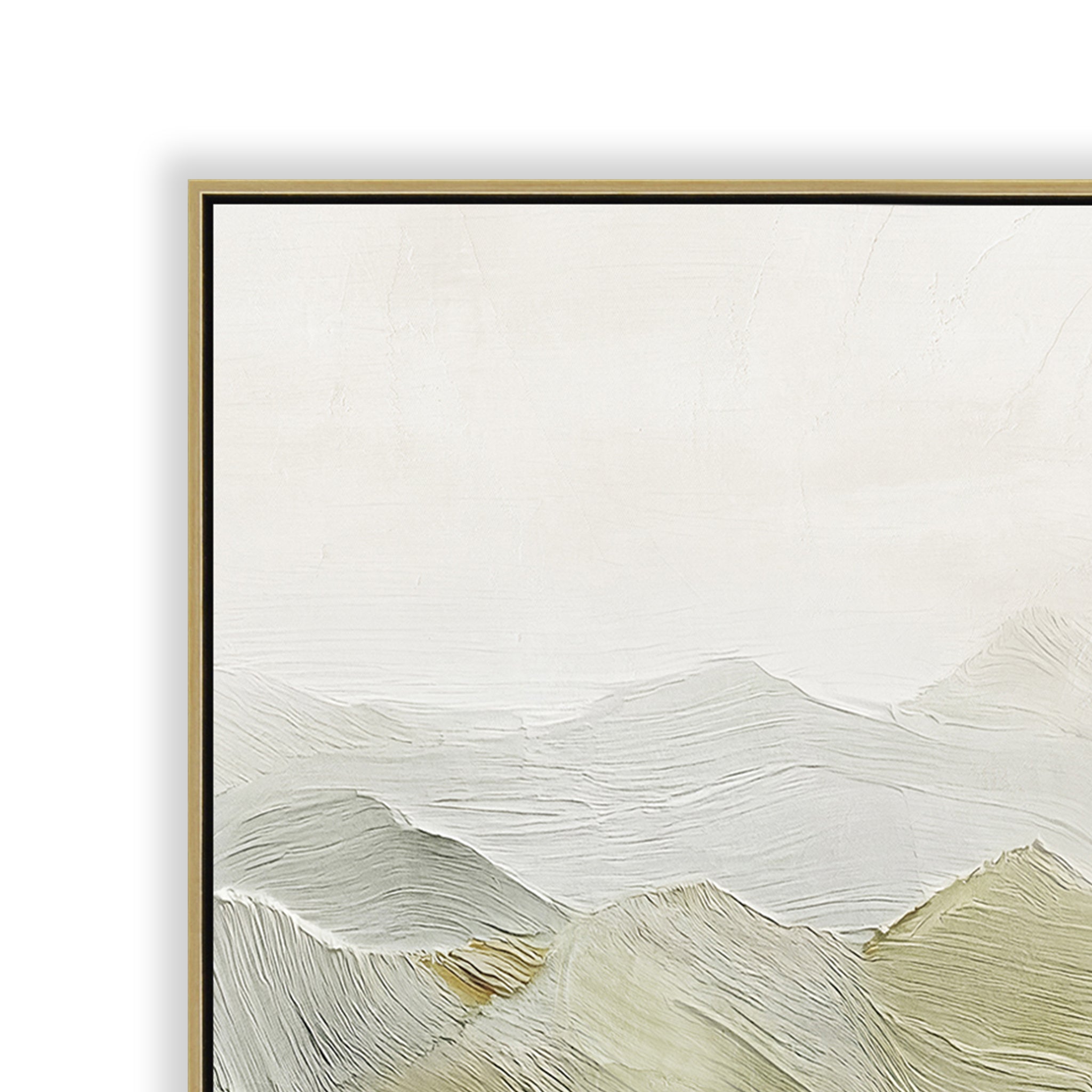 150 x 100cm Framed Canvas - Light Natural
