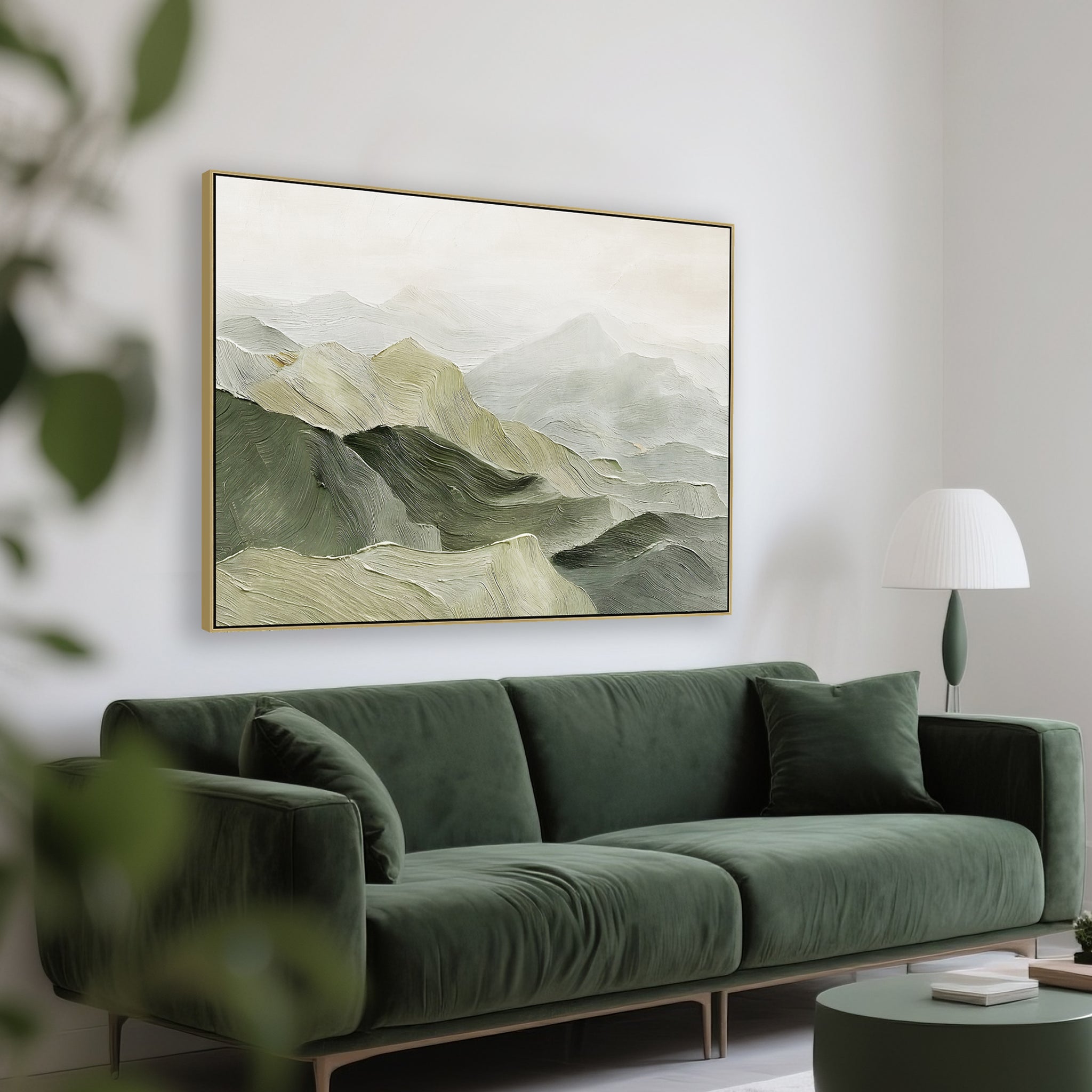 CAR12307-CLO 150 x 100cm Framed Canvas - Light Natural