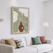 60 x 90cm Framed Canvas - Light Natural - image 4