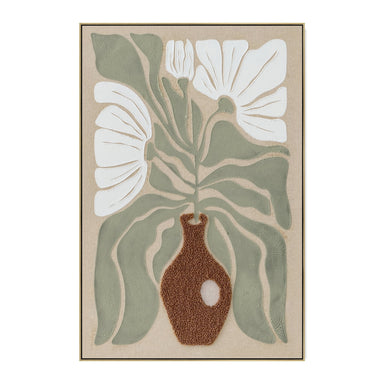 Showcasing Pidavela 60 x 90cm Framed Canvas - Light Natural AR12309-CLO Artwork by Calibre Furniturs
