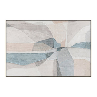 Showcasing Rimora 120 x 80cm Framed Canvas - Light Natural AR12310-CLO Artwork by Calibre Furniturs