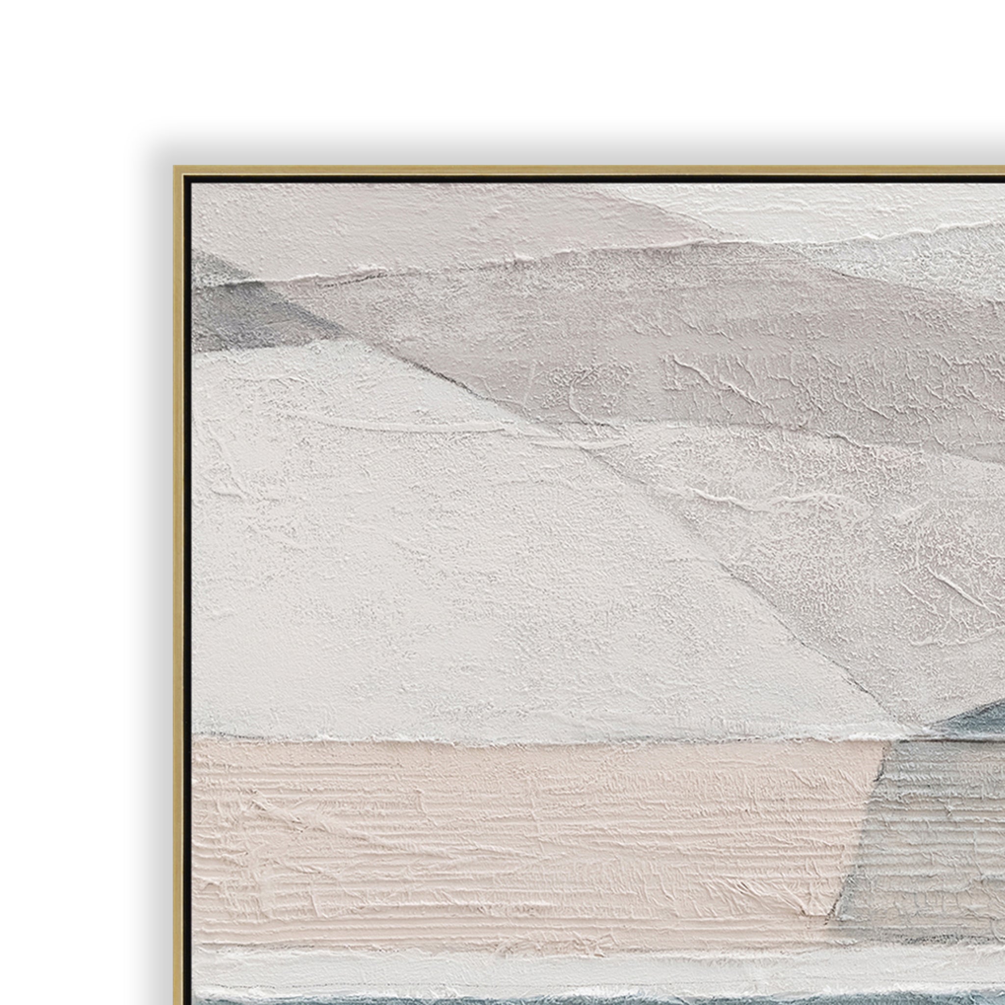 120 x 80cm Framed Canvas - Light Natural