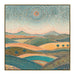 Showcasing Bitamila 80 x 80cm Framed Canvas - Light Natural AR12311-CLO Artwork by Calibre Furniturs