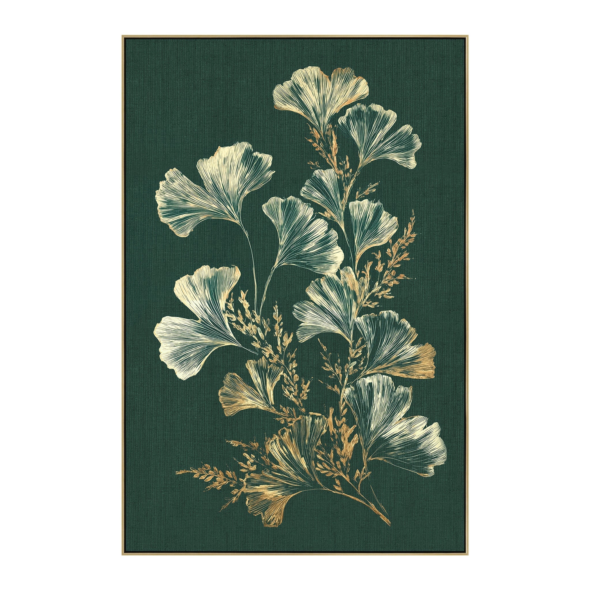 Style A 80 x 120cm Framed Canvas - Natural