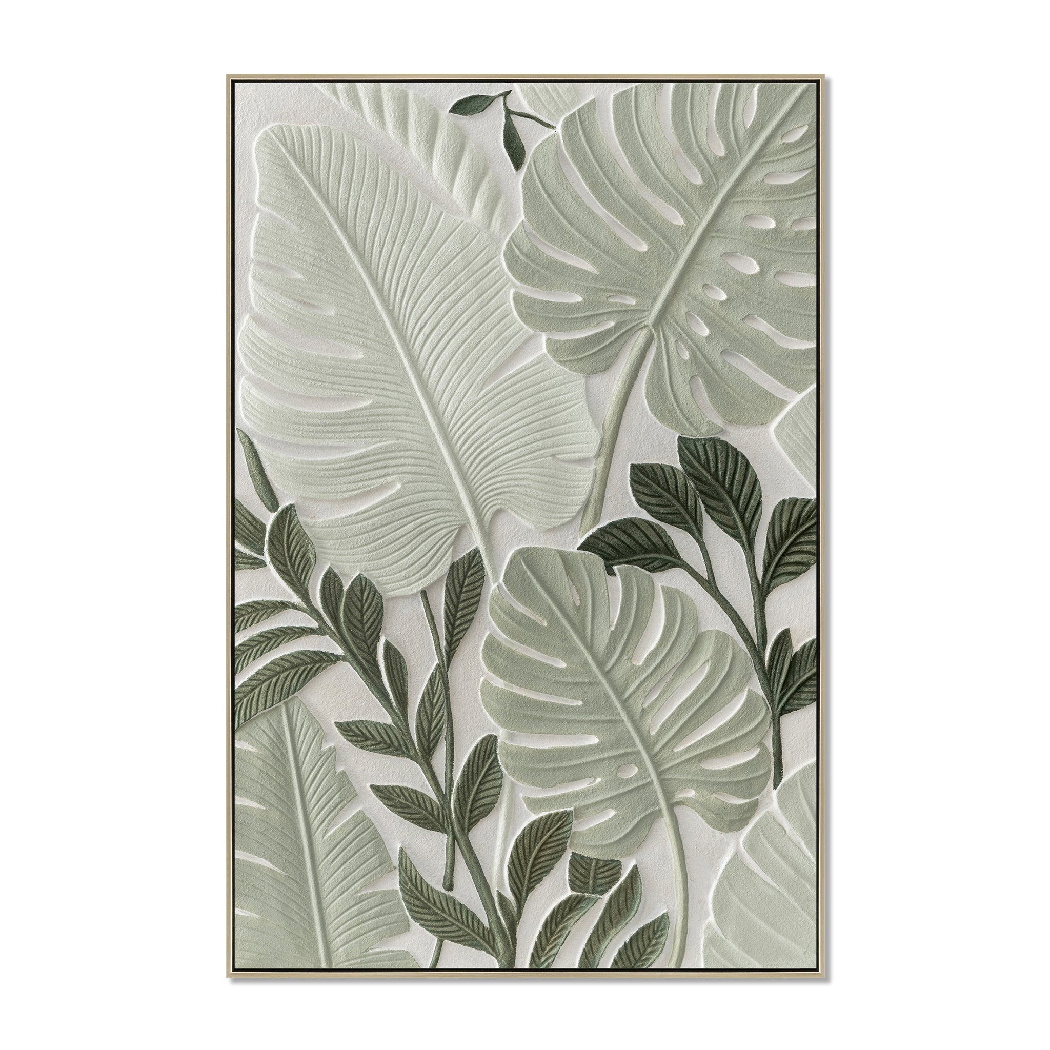 CAR12841-CLO 80 x 120cm Framed Canvas - Natural
