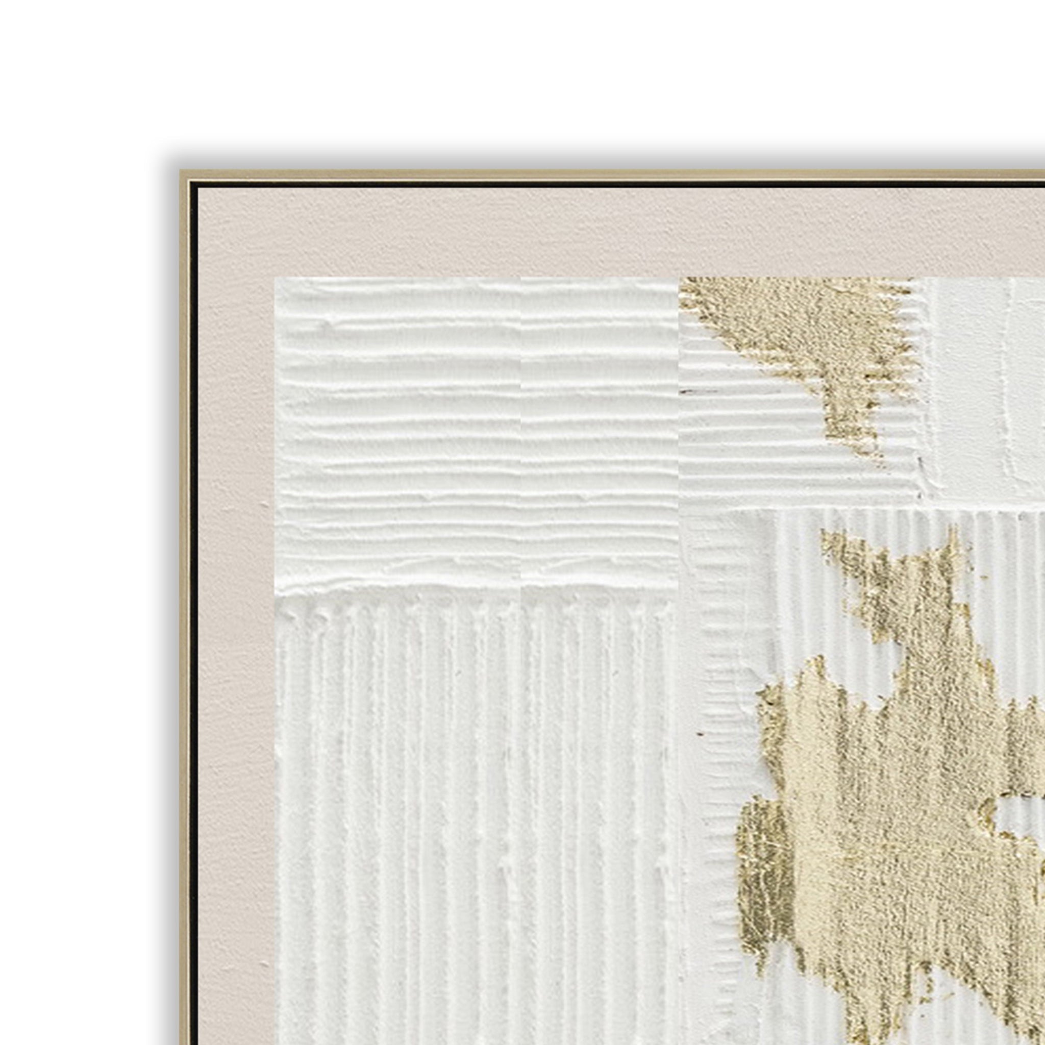 90 x 120cm Framed Canvas - Natural