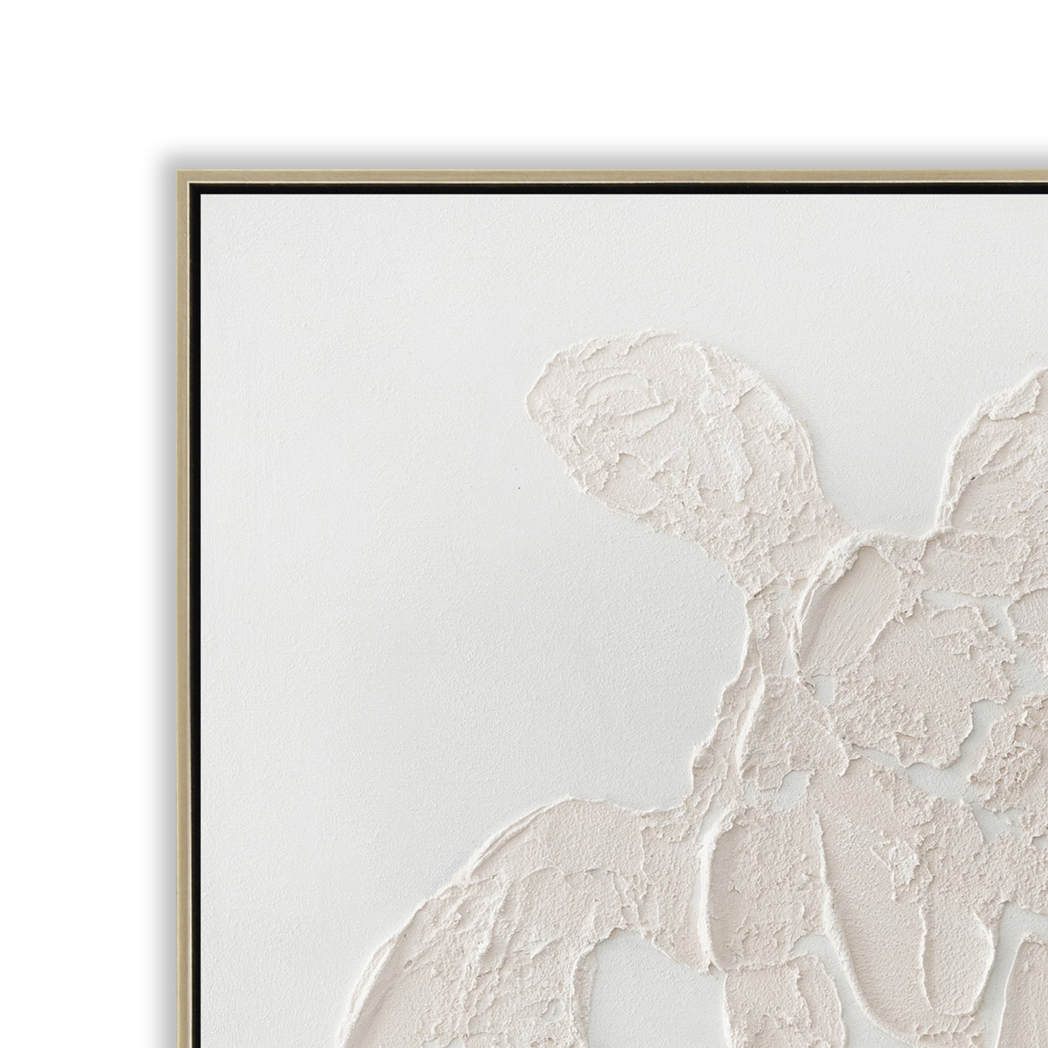 CAR12846-CLO 60 x 60cm Framed Canvas - Natural
