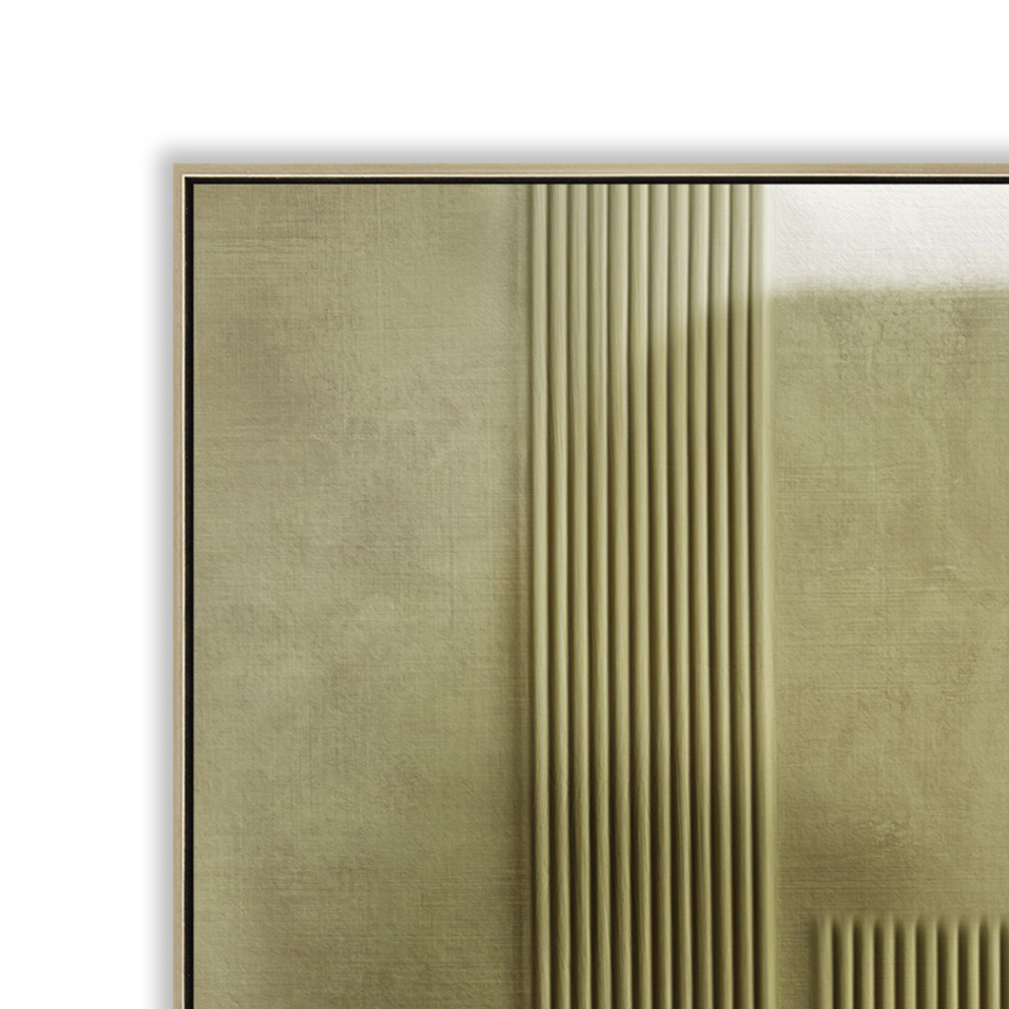 Style B 60 x 90cm Framed Canvas - Natural - Geometry Range
