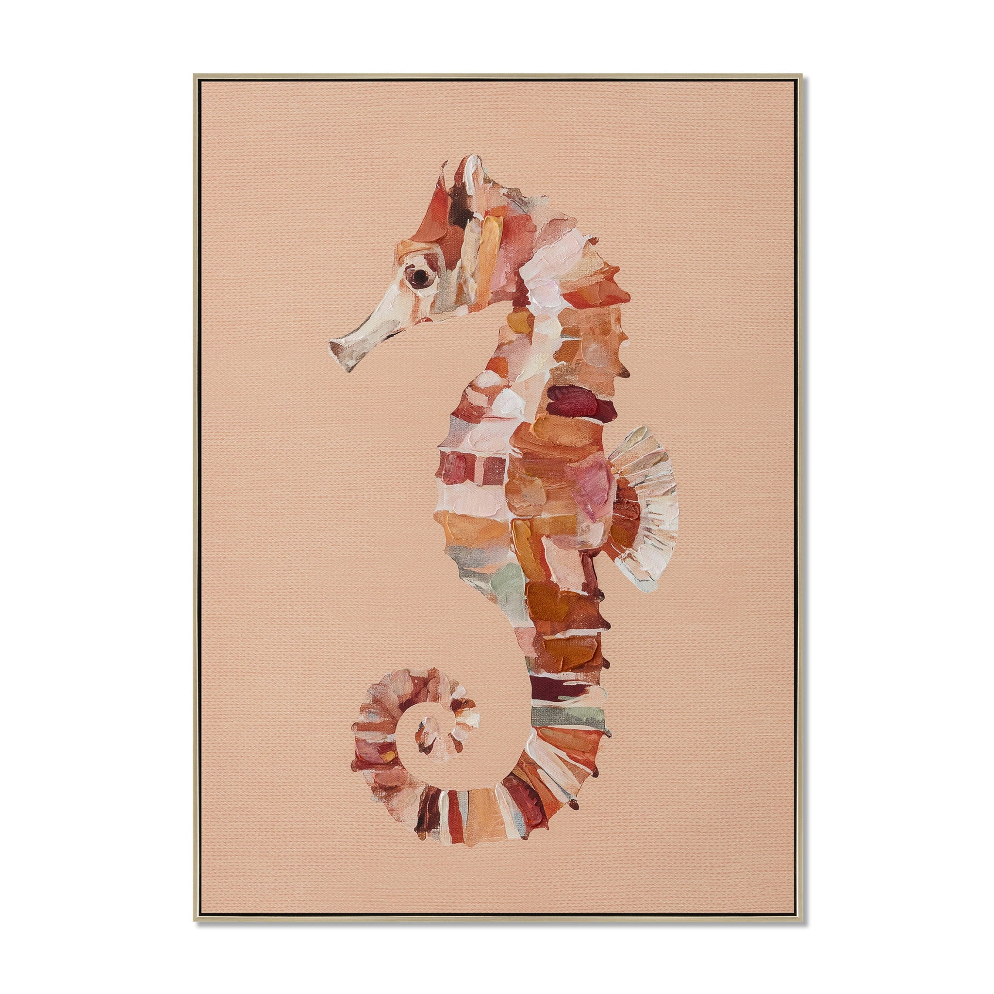 CAR12854-CLO 50 x 70cm Framed Canvas - Natural