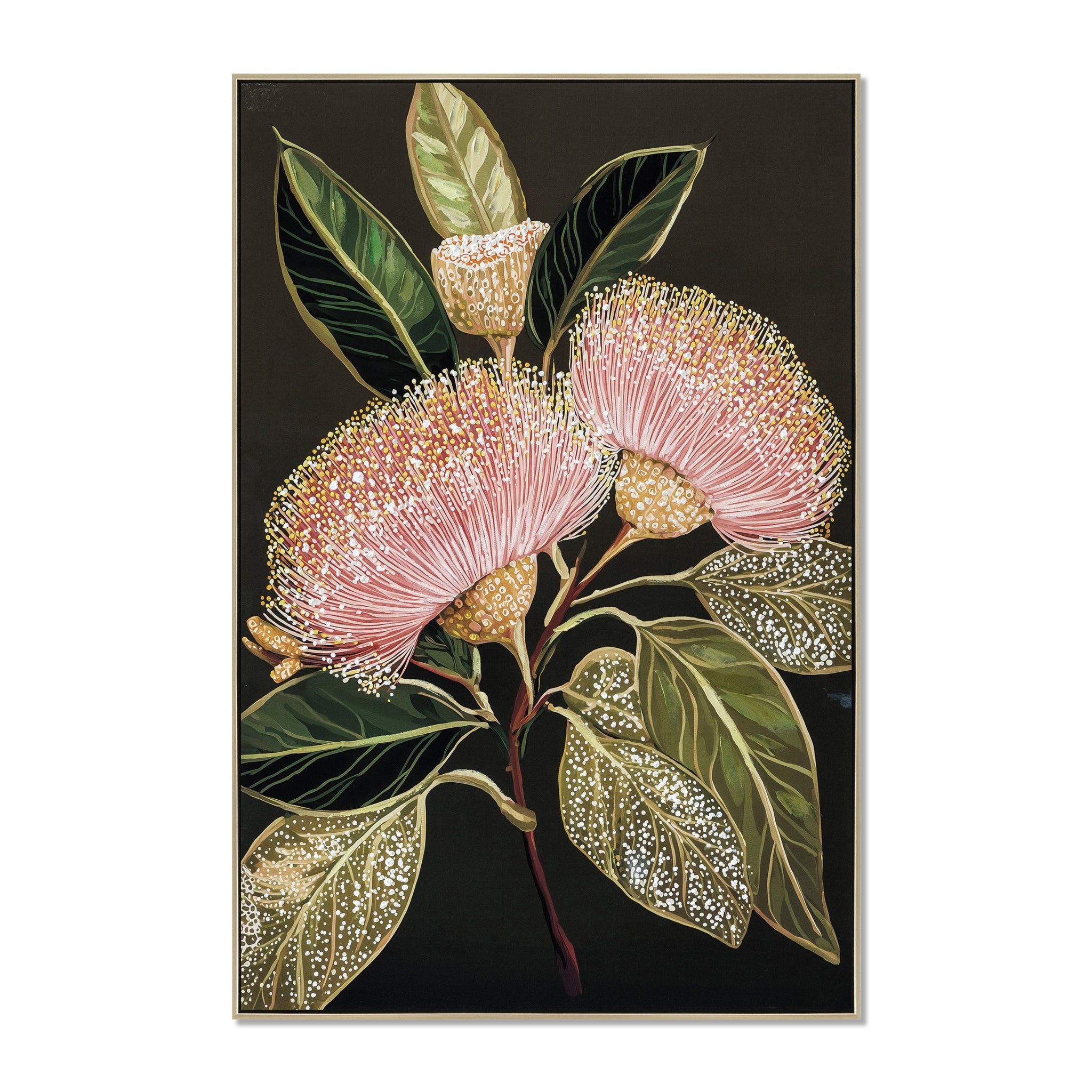 CAR12856-CLO 60 x 90cm Framed Canvas - Natural