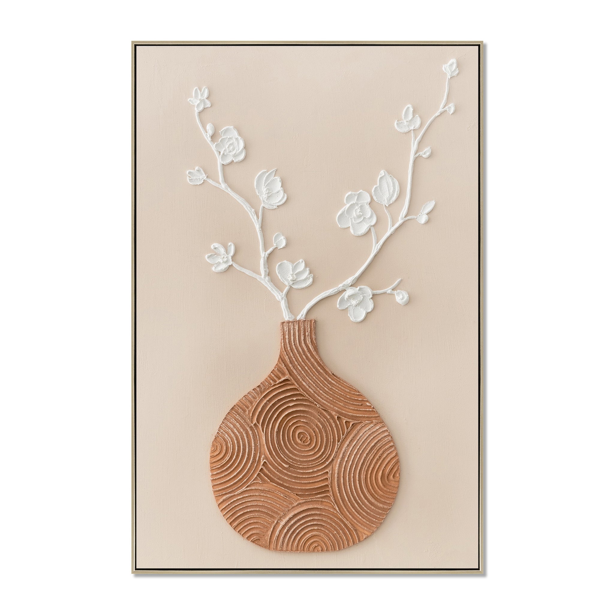 CAR12860-CLO Style A 60 x 90cm Framed Canvas - Natural