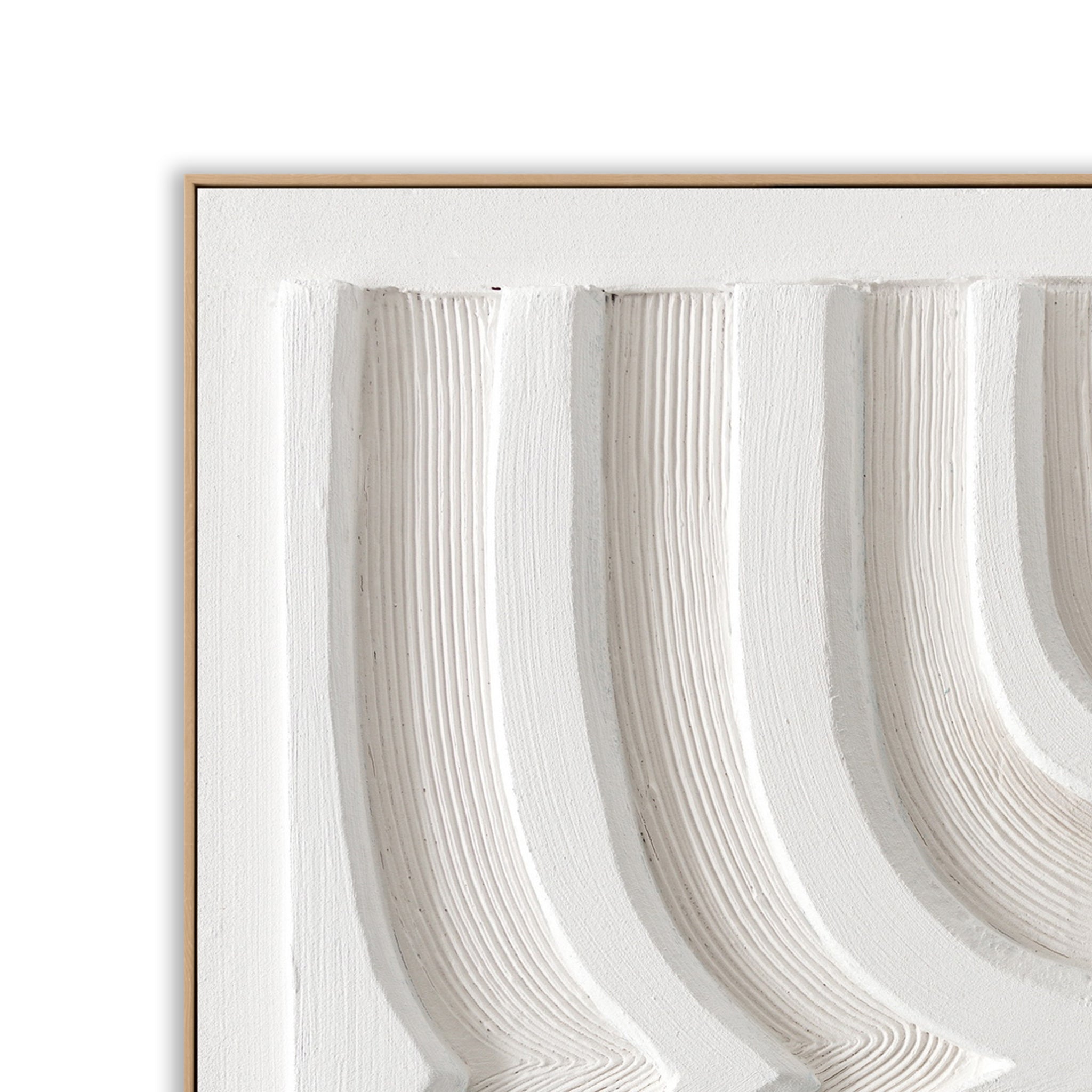CAR12876-CLO 140 x 140cm Framed Canvas - Natural