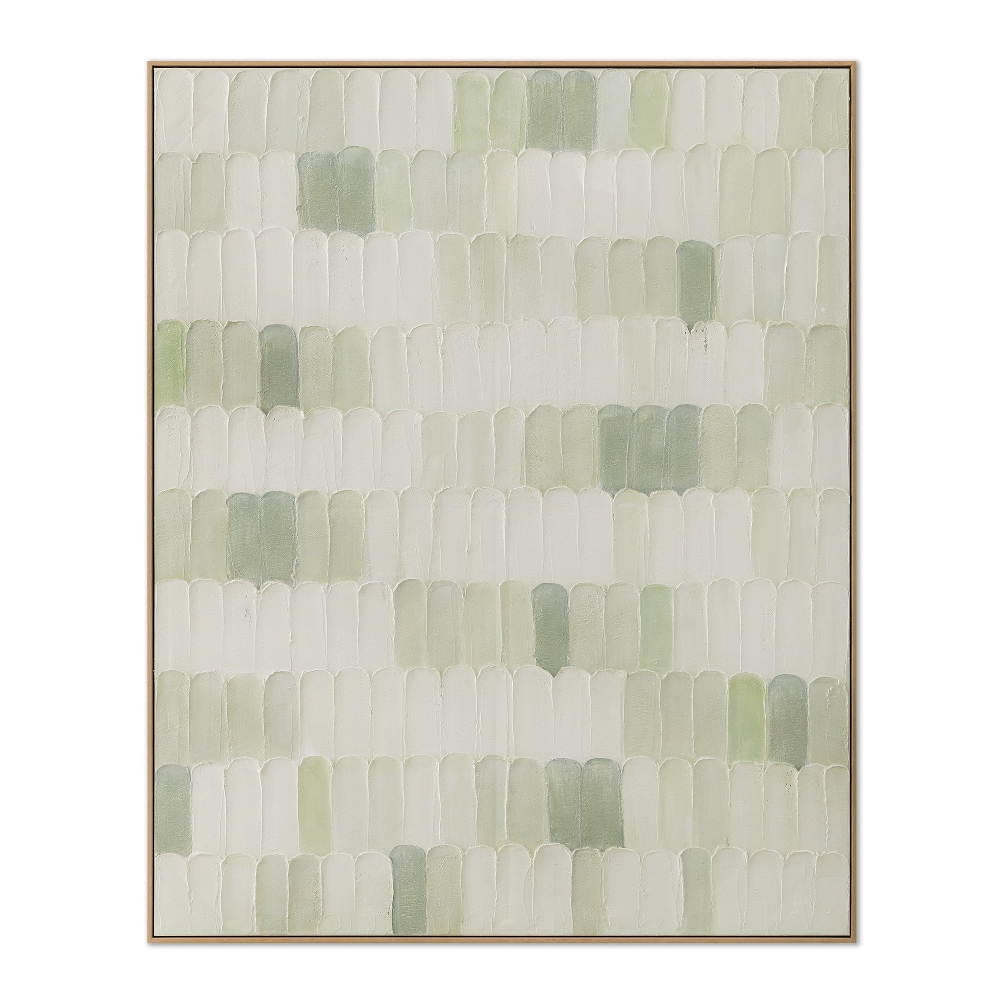 120 x 150cm Framed Canvas - Natural