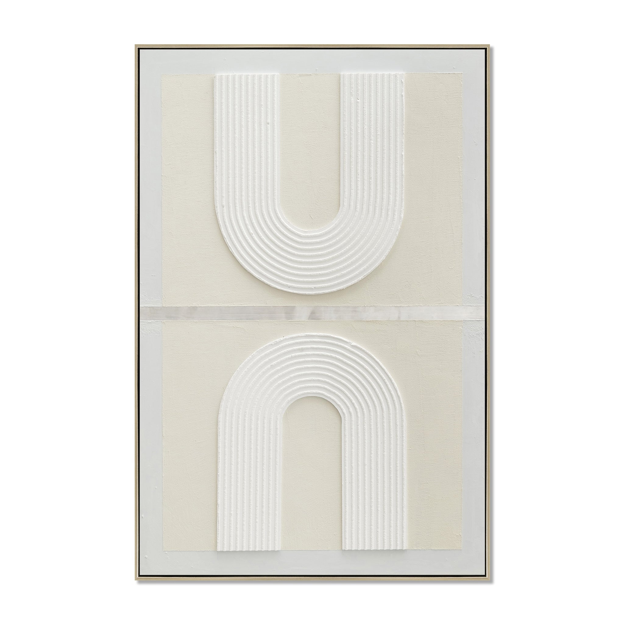 CAR12879-CLO 80 x 120cm Framed Canvas - Natural