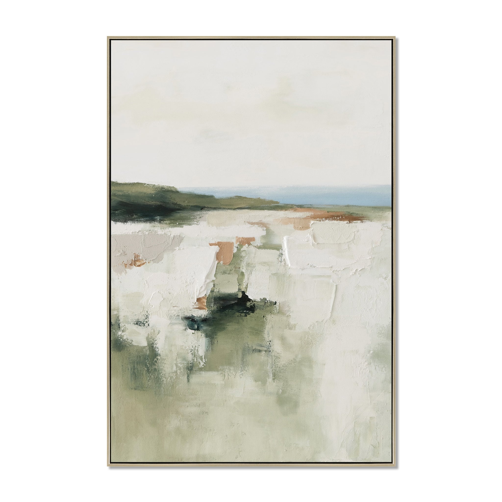 Style B 80 x 120cm Framed Canvas - Natural - Kellan Grasslands Range