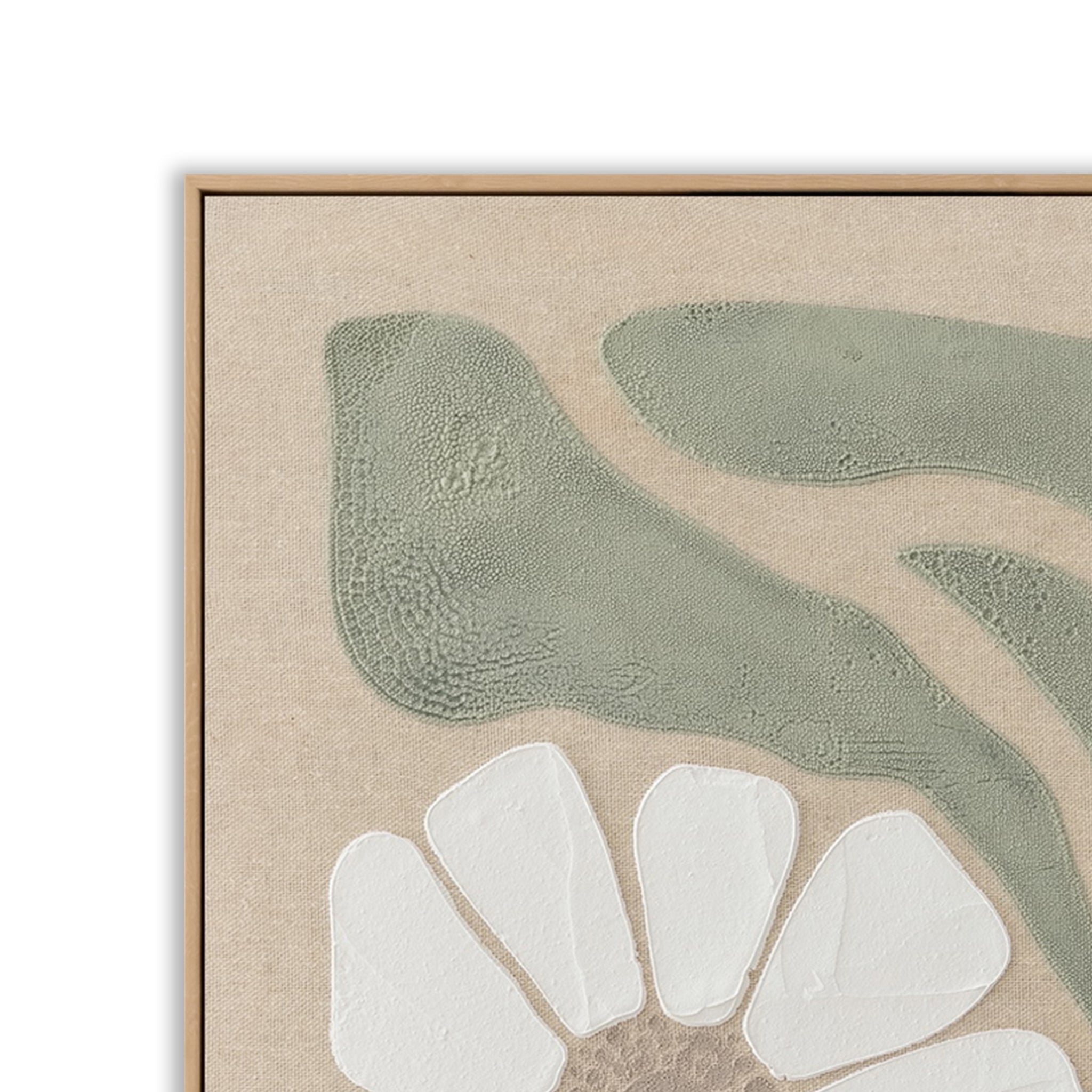 Style B 60 x 90cm Framed Canvas - Natural - Lowen Sanctuary