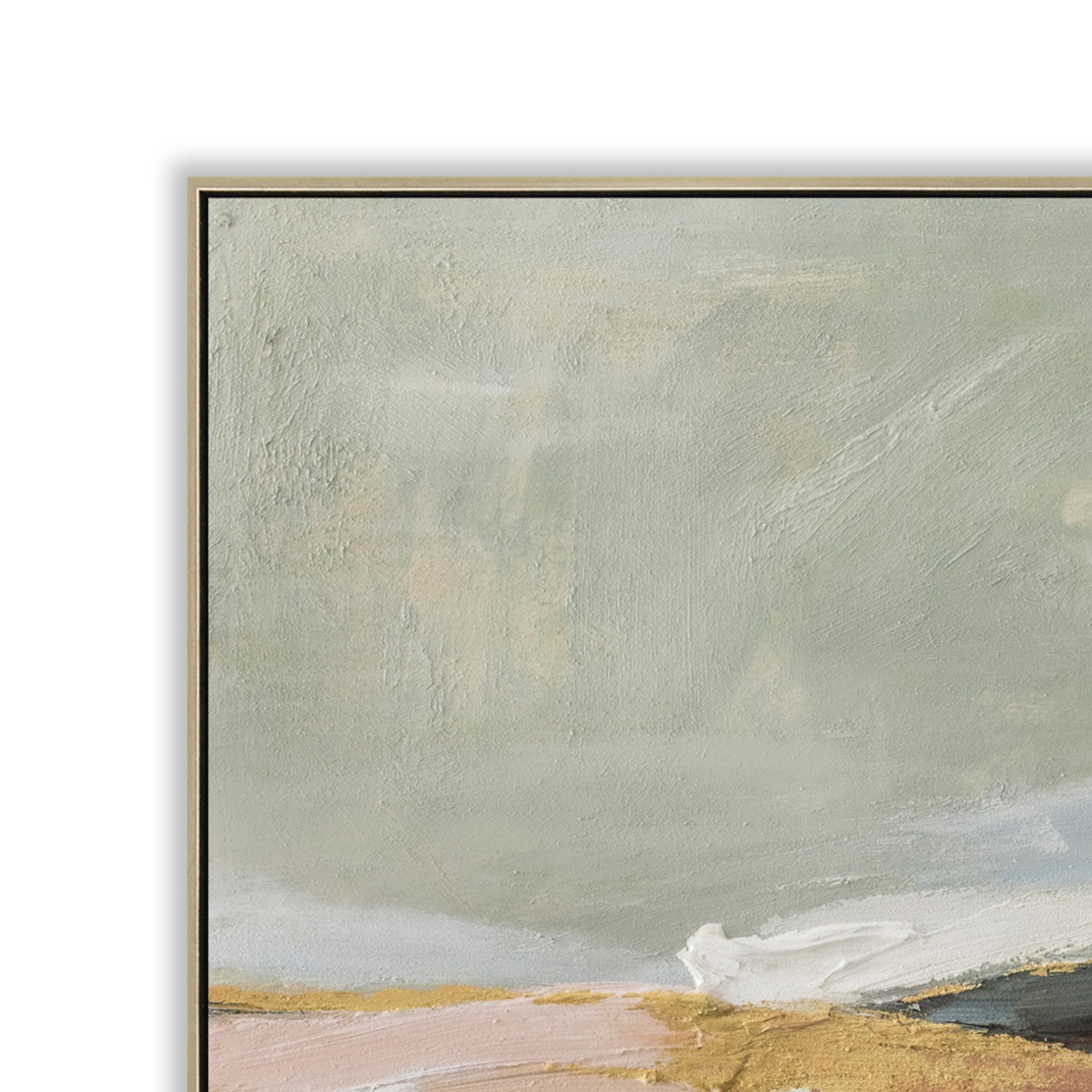 80 x 120cm Framed Canvas - Natural - Wilder Expanse Range