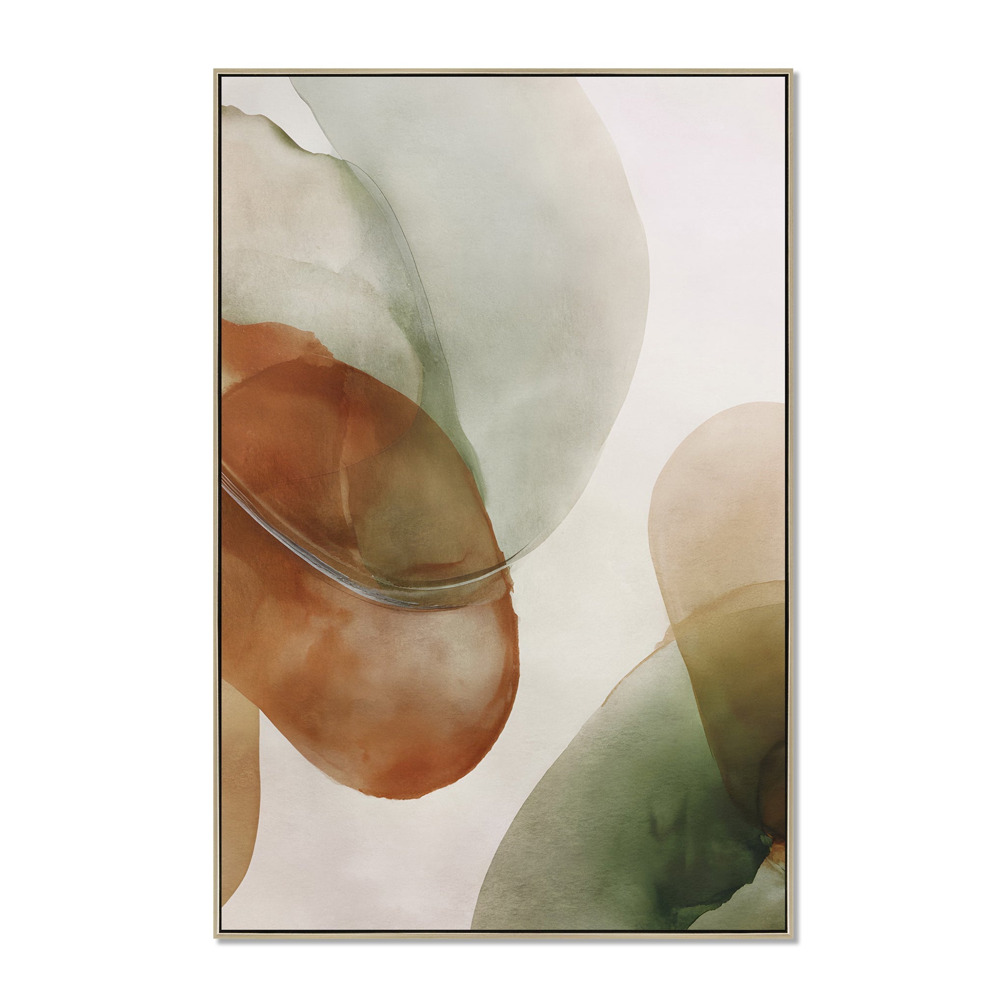 CAR12893-CLO 60 x 90cm Framed Canvas - Natural