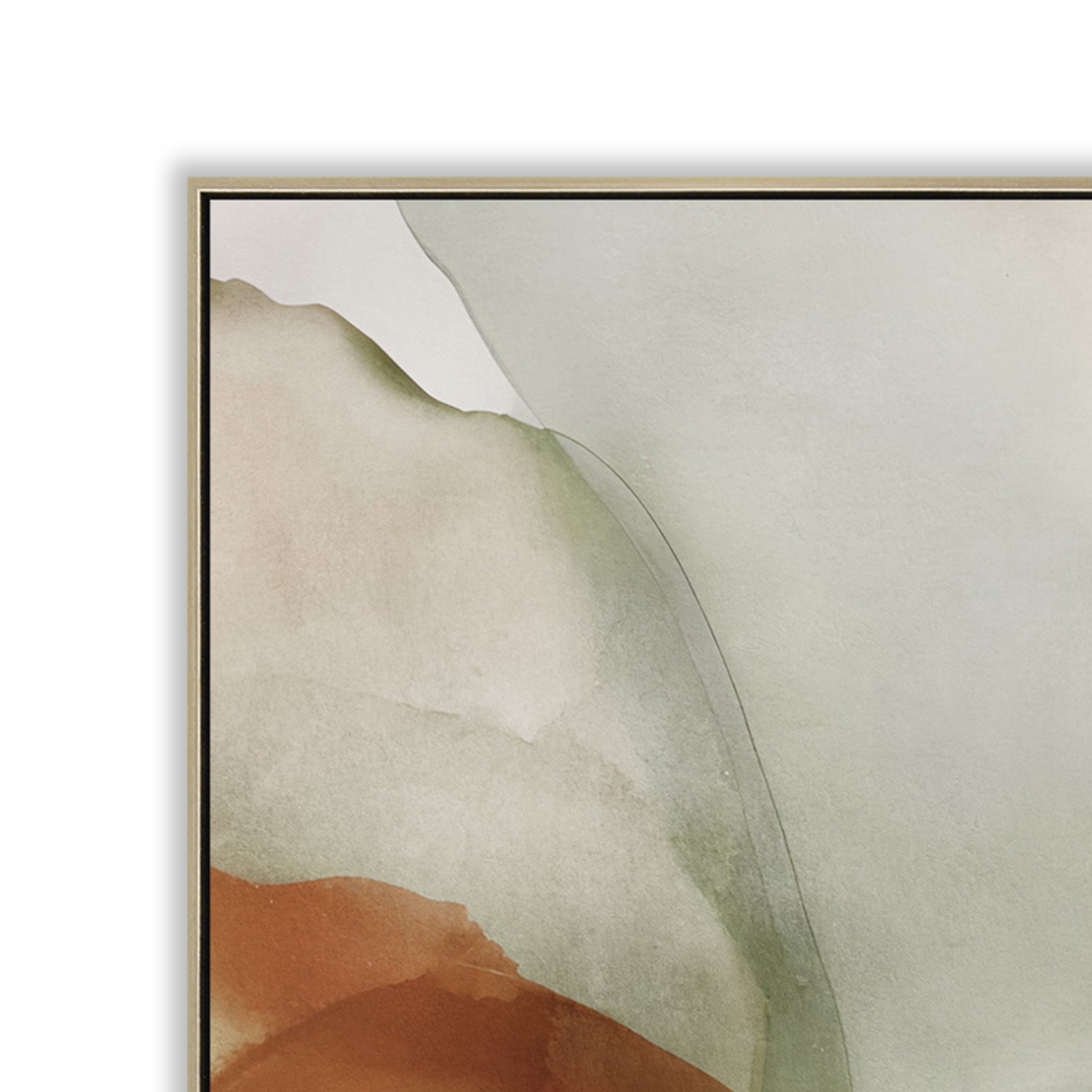 60 x 90cm Framed Canvas - Natural - Whitaker Grove Range