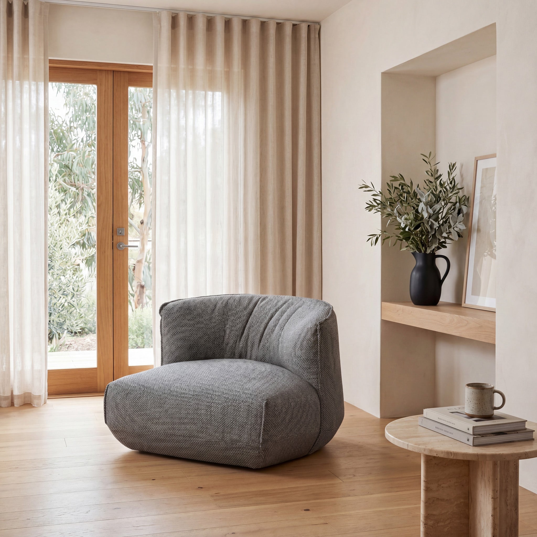 CLC6822-YY Lounge Chair - Noble Grey