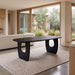 2.2m Dining Table - Full Black - image 2
