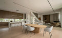 Showcasing Namonilo 2.8m Oval Dining Table - Natural DT10672-CU Dining Table by Calibre Furniturs